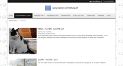 Desktop Screenshot of katzen-vermittlung.ch